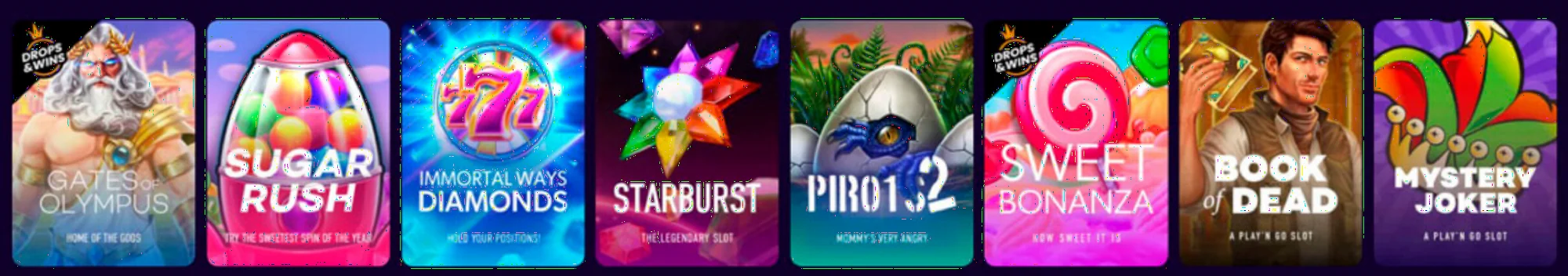 Neon Vegas Casino game library showcase